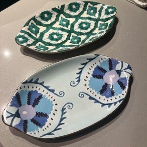 Anthropologie Hand Painted Boho trinket dish
